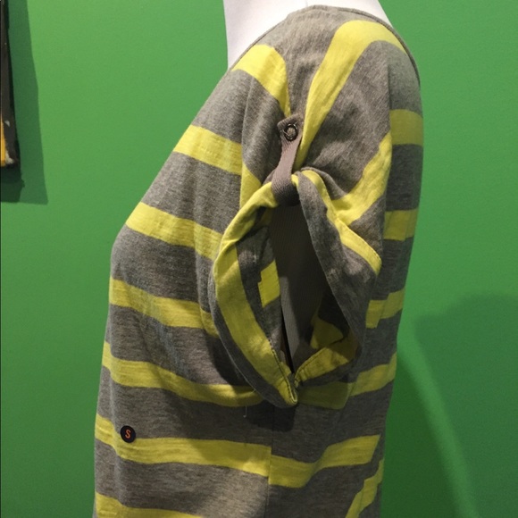 Bass & Co Dress Gray and Yellow Size Small - Picture 3 of 5